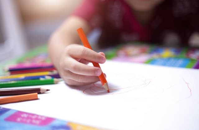 Drawing is an easy way to practice fine motor skills